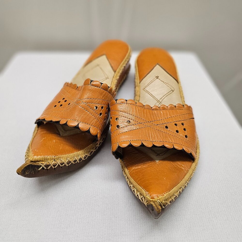Vintage Asian Leather Sandals